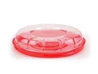 Blister packaging for cake PS-230+231 red d-230 mm Blister packaging for cake PS-230+231 red d-230 mm