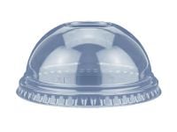 Lid for cup dome with hole PS 95 mm
