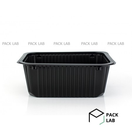 Container PP 118-1000 black bottom with lid 187*137*70 mm Container PP 118-1000 black bottom with lid 187*137*70 mm