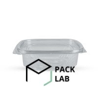 SPK-375 transparent rectangular container 375 ml with lid