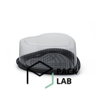 Blister packaging for cake R-05 black 270*270*105 mm