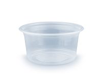 Soup container smooth transparent 350 ml