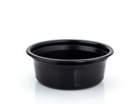 Soup container smooth black 250 ml