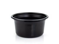 Soup container smooth black 350 ml