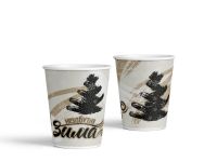 COLORED PAPER CUP 180 ML "NEW YEAR" Незабутня зима