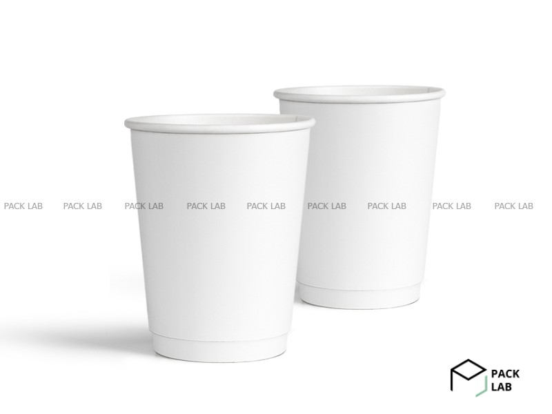 Paper cup white double-layer "White" 270 ml