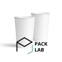Paper cup white double-layer "White" 340 ml
