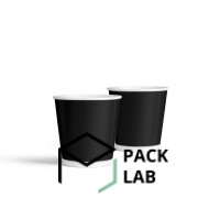 Paper cup white double layer Black 110 ml Paper cup white double layer Black 110 ml