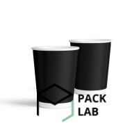 Paper cup white double layer Black 270 ml Paper cup white double layer Black 270 ml
