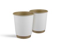 Paper cup double-layer kraft "White" 270 ml