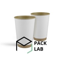 Paper cup double-layer kraft "White" 340 ml Paper cup double-layer kraft "White" 340 ml