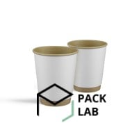 Paper cup double-layer kraft "White" 180 ml Paper cup double-layer kraft "White" 180 ml
