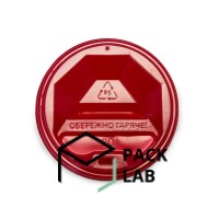 Lid-drinker 90 mm for a cup 440 ml red