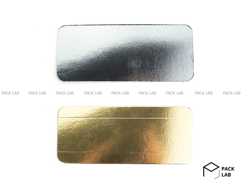 Підкладка золота алюмінієва 40х160 мм (еклер)