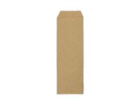 Paper bag for cutlery sachet brown 70x240 mm