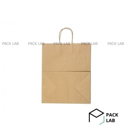 Paper bag 350 * 290 * 190 with handle wide bottom Paper bag 350 * 290 * 190 with handle wide bottom