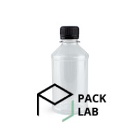 BOTTLE 250 ML TRANSPARENT 28 MM NECK WITH STOPPER