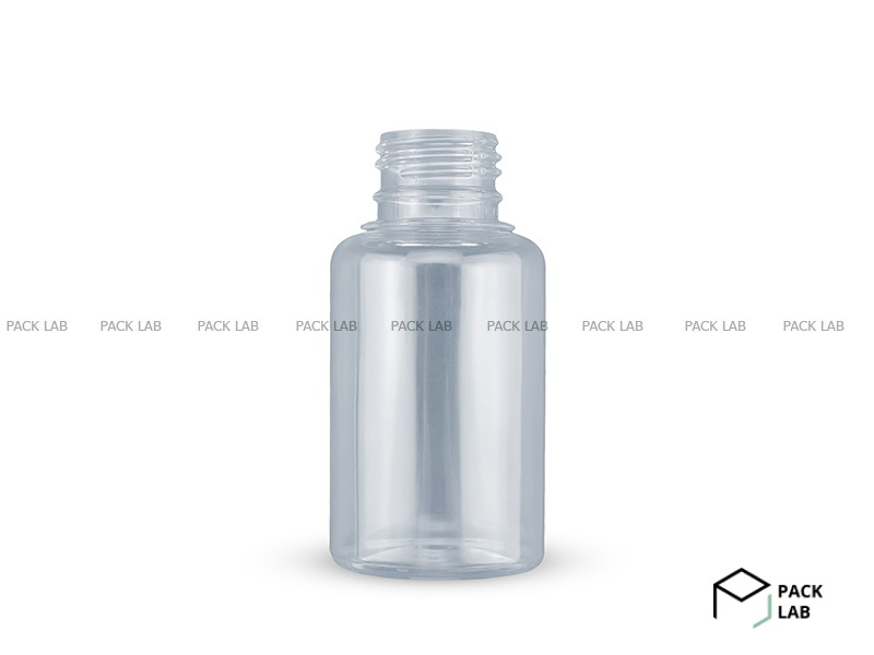 Bottle 100 ml transparent 28 mm neck