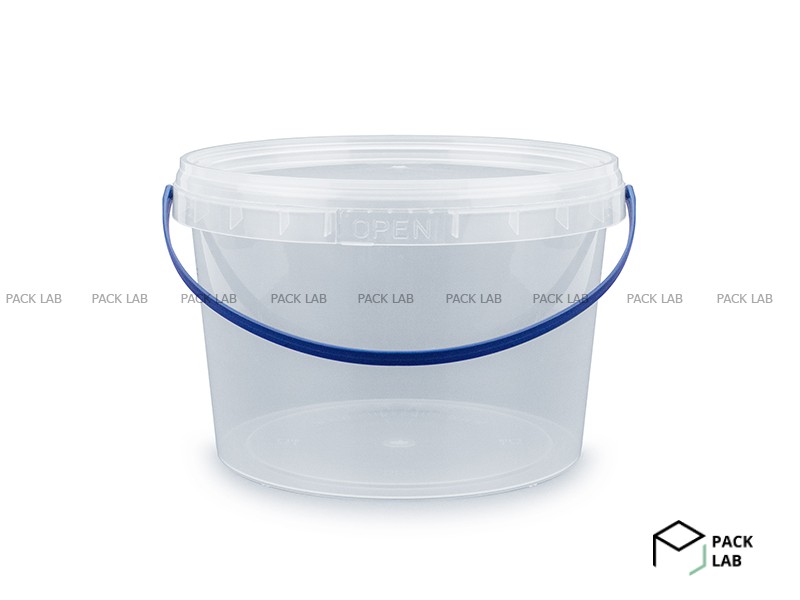 Round bucket with lid 2.3 l
