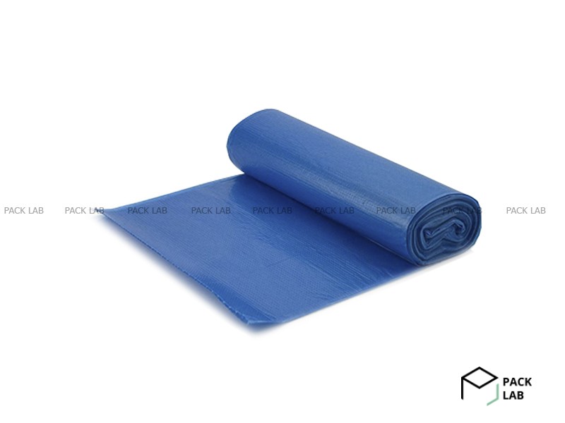 Durable trash bags 160 liters blue