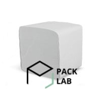 Toilet paper two-layer in sheets white 200 pieces Toilet paper two-layer in sheets white 200 pieces