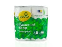 Toilet paper two-layer "Mildi Smart" white 4 pieces