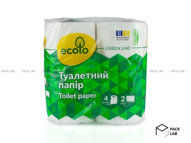 Toilet paper two-layer "Mildi Smart" white 4 pieces
