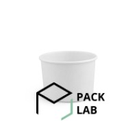 Paper soup tureen 240 ml white