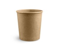 Round paper soup bowl kraft 480 ml