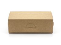 Paper box hamburger kraft 145*90*50 mm