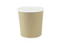 Paper soup bowl kraft white round 360 ml