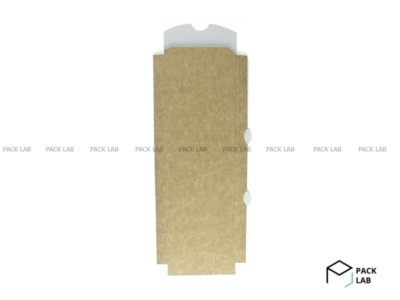 Упаковка лаваш-ролл крафт-білий 270*100*31 мм