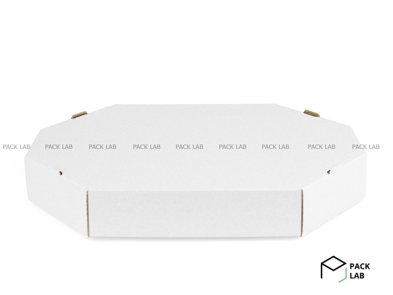 Коробка для хачапурі біла 295*191*40 мм