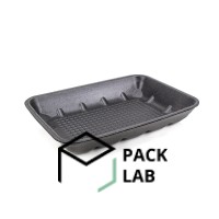 Food tray foam polystyrene М-6-35 black 250*175*35 mm