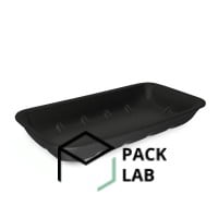 Food tray foam polystyrene М-1-35 black 270*136*35 mm
