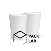 WHITE PAPER CUP 180 ML RECYCLED CARDBOARD "ECO CARE"
