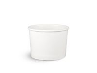 Soup bowl coated paper white 240 ml