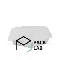 Packaging for burger Mini white 110*110*80 mm glued Packaging for burger Mini white 110*110*80 mm glued