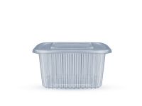A 375 ml square PET container