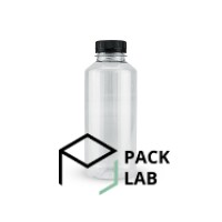 BOTTLE 500 ML TRANSPARENT 28 MM NECK WITH STOPPER