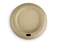 CUP LID PAPER BROWN 90 MM (FOR 430-500 ML CUPS)