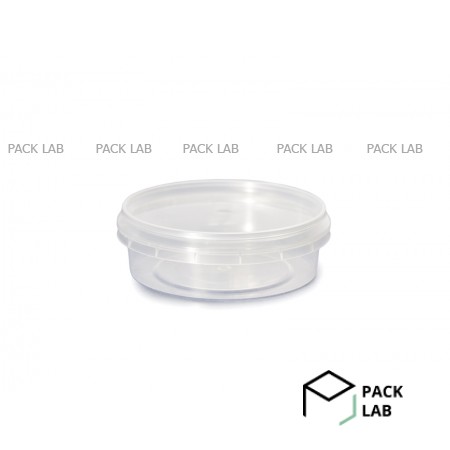 Round plastic container with lid 125/93 (Perint)