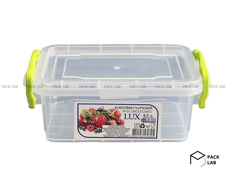Plastic container Lux 0.5 l.