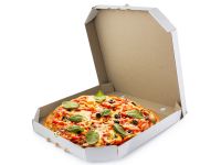 Коробка для піци 500 * 500 * 40 біла