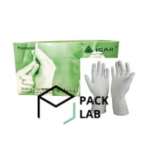 Latex gloves white L size