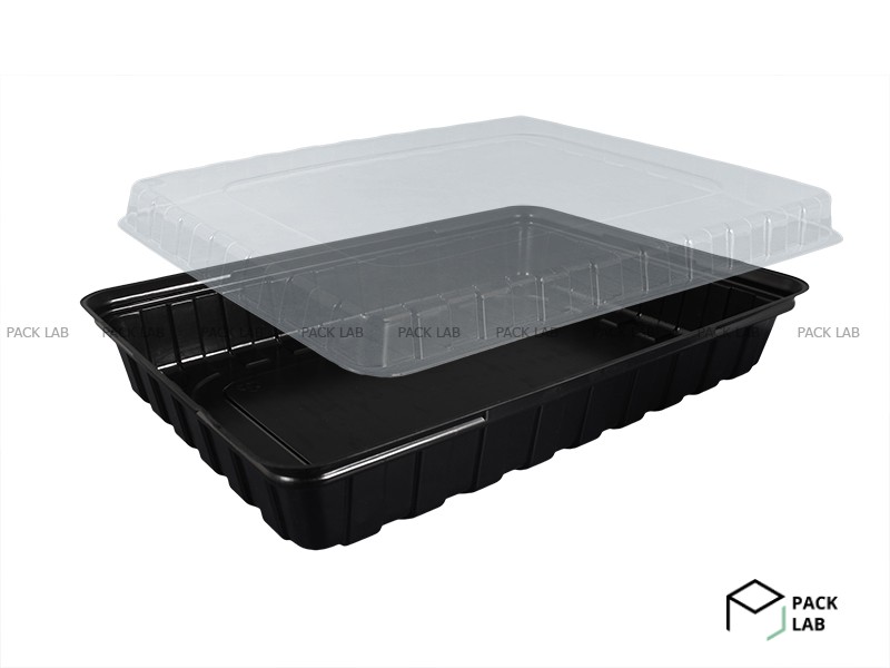 PS-61DCh + 61K: Sushi container + lid