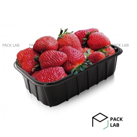 Berry tray 0.5kg (PP-702 Black)