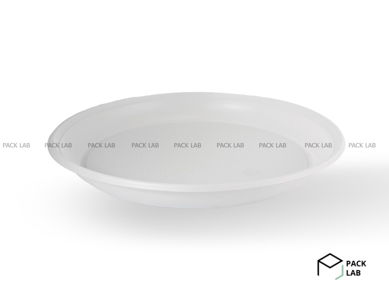 Пластикова тарілка одноразова столова D - 205 мм