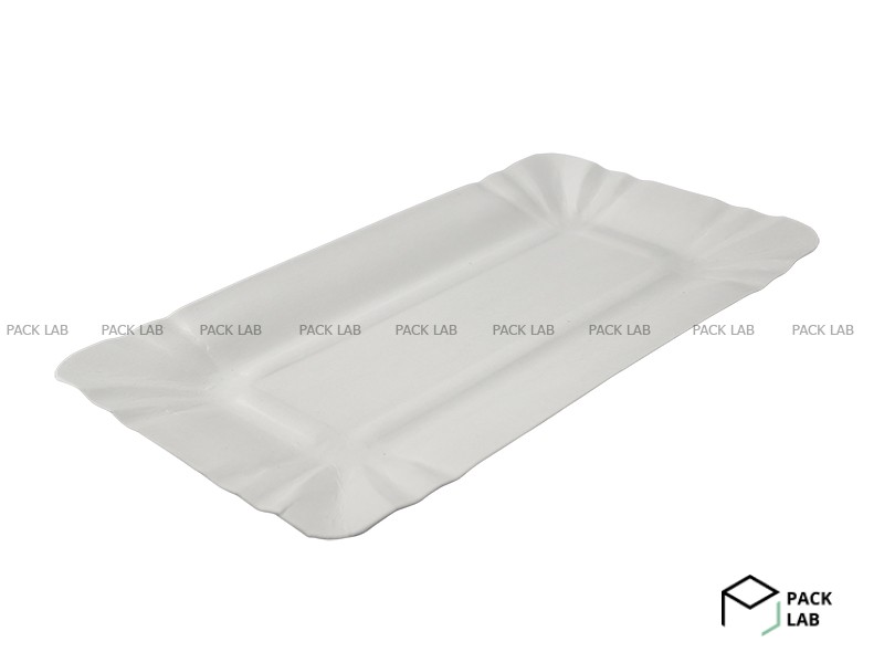 Laminated rectangular paper plate 140 * 200 mm