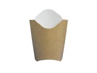 Упаковка для картоплі-фрі "Midi" буро-біла